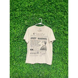 Vintage Andy Warhol T-shirt - Adult Mens Large